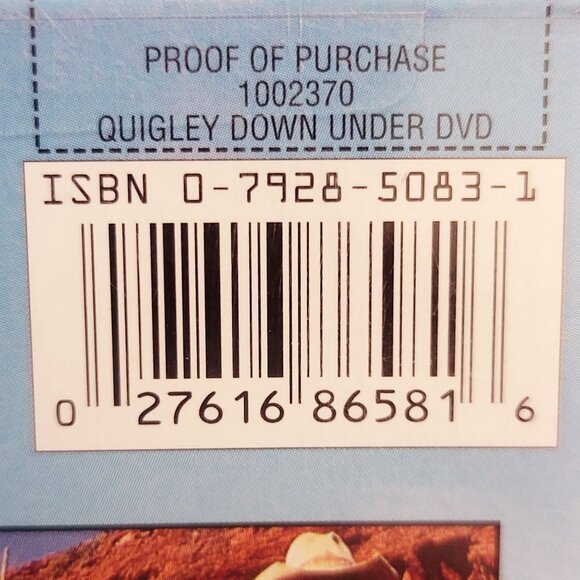 Quigley Down Under Tom Selleck DVD 2001 Western Legends New Sealed - Picture 9 of 9